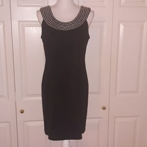 Connected Black Sleeveless Dress
